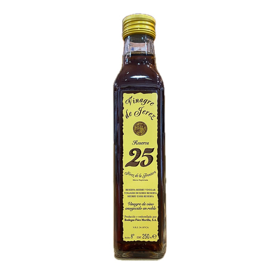 VINAGRE DE JEREZ RESERVA PÁEZ MORILLA 250ML DENOMINACIÓN DE ORIGEN PRO