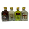 PACK MINIATURAS LICORES PANIZO 4×5 CL – CAFÉ, HIERBAS, CREMA DE ARROZ 