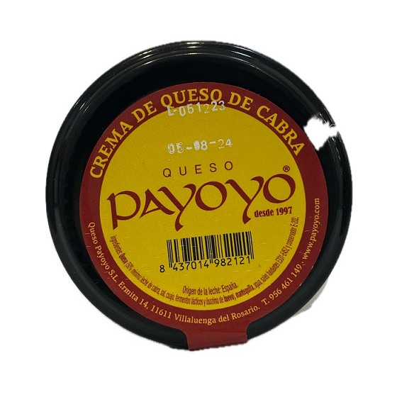  CREMA DE QUESO DE CABRA PAYOYO 170gr