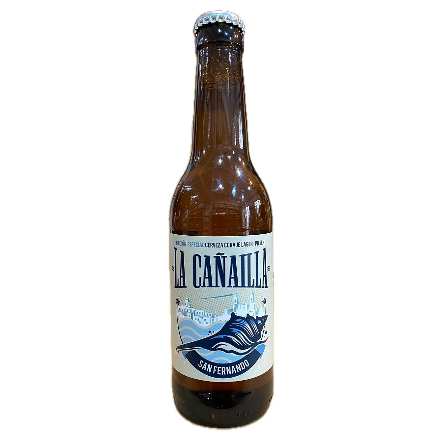CERVEZA LA CAÑAILLA 33cl EDICIÓN ESPECIAL DEDICADA A LA CIUDAD DE SAN 